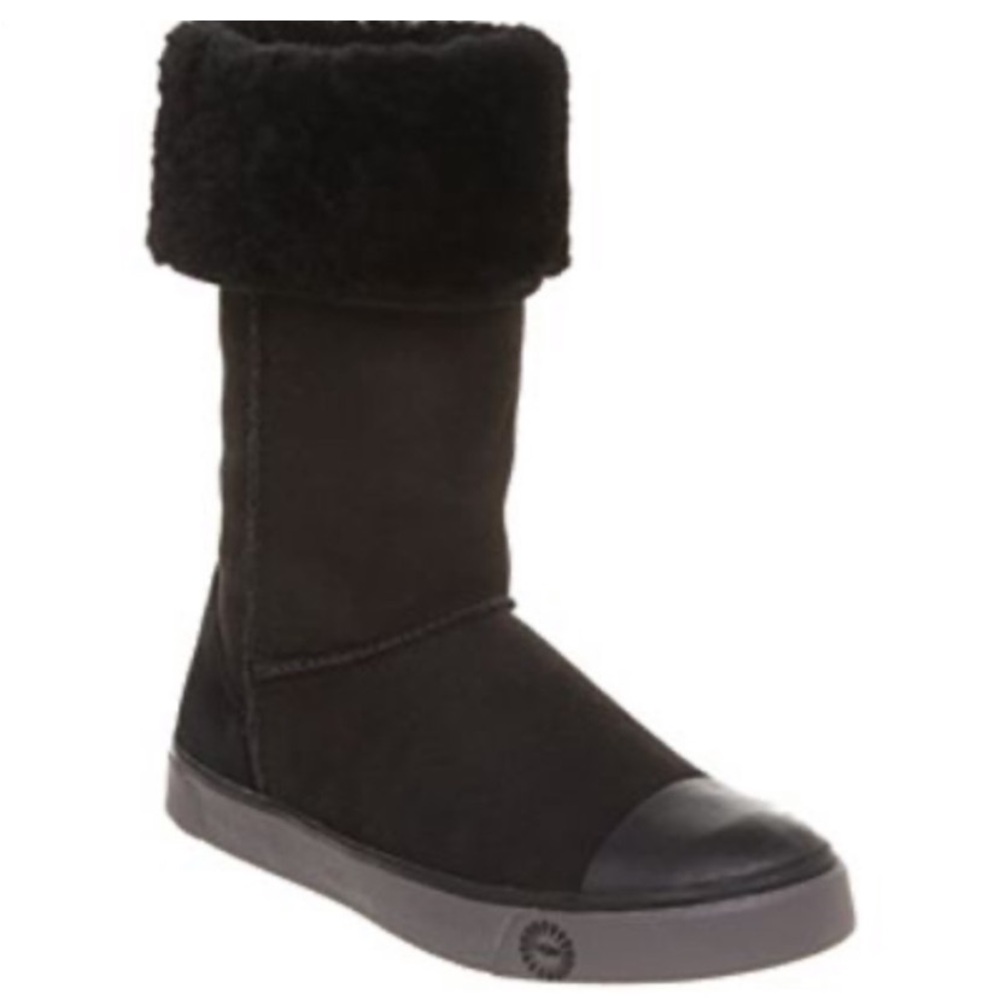 UGG Black Winter Rain Boots Cozy and Durable